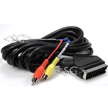 Шнур SCART-2*RCA  3 м