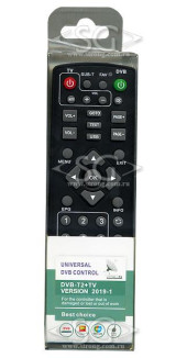 Пульт дистанционного управления универсальный для DVB-T2 ресиверов+TV ver.2019 блистер Пульт дистанционного управления универсальный для DVB-T2 ресиверов+TV ver.2019 блистер