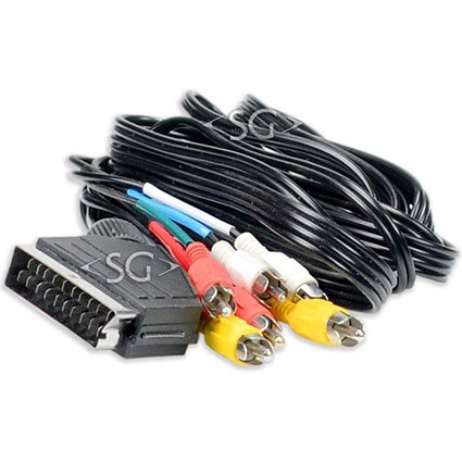 Шнур SCART-6*RCA  1,5 м