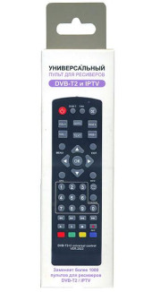 Пульт дистанционного управления универсальный для DVB-T2+2 ресиверов +IPTV ver.2023 в коробке Пульт дистанционного управления универсальный для DVB-T2+2 ресиверов +IPTV ver.2023 в коробке