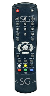 Пульт дистанционного управления для GLOBO X80 / ТЕЛЕКАРТА sat Пульт дистанционного управления для GLOBO X80 / ТЕЛЕКАРТА sat