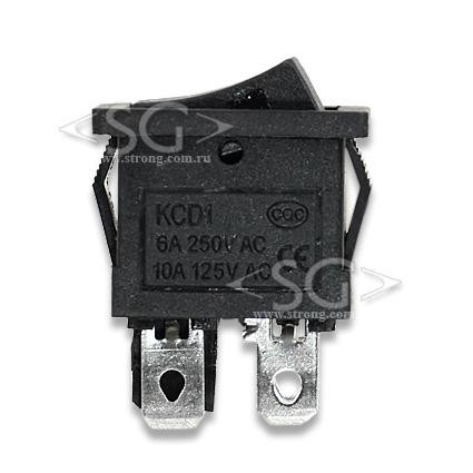 Переключатель KCD1-104B (KCD1-104BO0111KKA) 6A 4pin BLACK