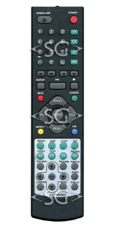 Пульт дистанционного управления для VR LT-19D06V , AKAI ALD-1950H tv+dvd Пульт дистанционного управления для VR LT-19D06V , AKAI ALD-1950H tv+dvd