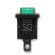 Переключатель KCD1-B2 (KCD1-B2101N11GK)* 6A 3pin GREEN light