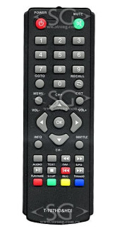 Пульт дистанционного управления для DENN DDT101( DDT110 и др)/SkyVision T2108/GoldMaster T-707HD/Lumax DV-2017HD/SUPRA SDT-85 Пульт дистанционного управления для DENN DDT101( DDT110 и др)/SkyVision T2108/GoldMaster T-707HD/Lumax DV-2017HD/SUPRA SDT-85