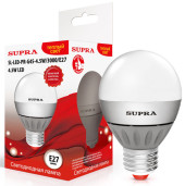 Лампа светодиодная E27 4.5W Шар мини ?45мм h77мм 3000K-тёп. 350лм (SL-LED-PR-G45-4.5W/3000/E27) Лампа светодиодная E27 4.5W Шар мини ?45мм h77мм 3000K-тёп. 350лм (SL-LED-PR-G45-4.5W/3000/E27)