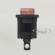 Переключатель KCD1-B2 (KCD1-B2101N11RK)* 6A 3pin RED light